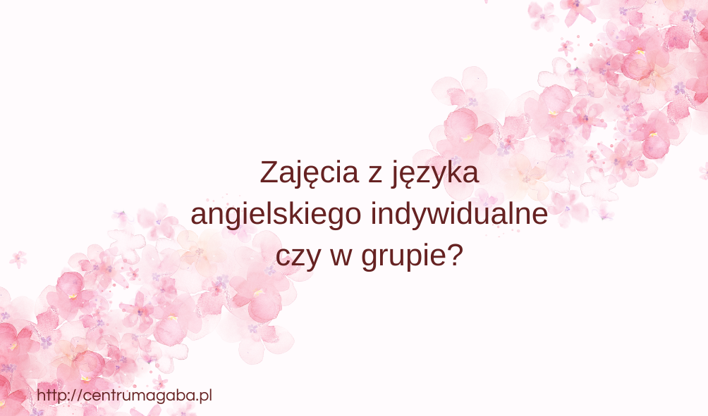 Zajęcia indywidualne czy w grupie