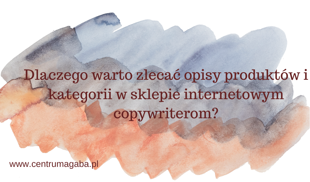 Opisy produktów i kategorii w sklepie internetowym